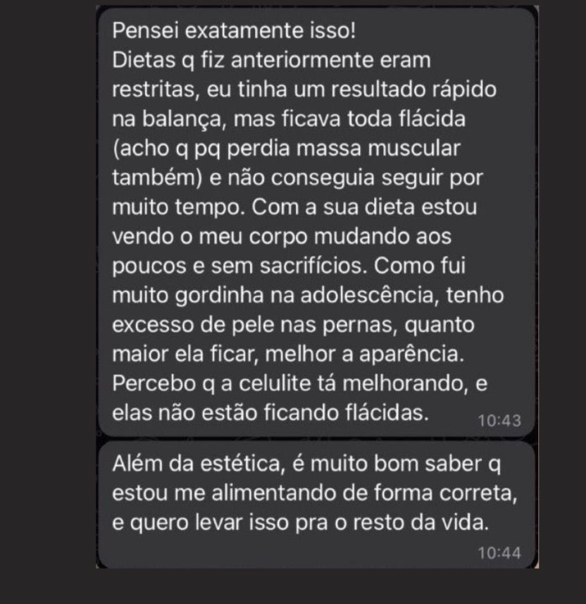 Depoimento · recomposição corporal